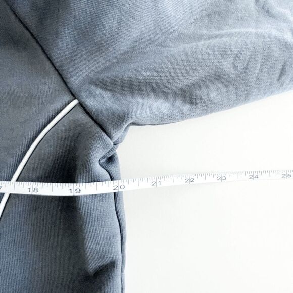 Djab Mens Bomber Jacket Turtleneck Full Zip Gray Medium - Picture 7 of 7